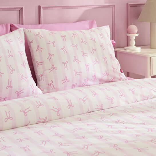 Karaca Home Ribelle Çift Kişilik Nevresim Takımı Pembe