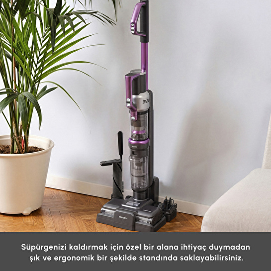 Karaca Aquaclean X10 3 in 1 Islak ve Kuru Kablosuz Dikey Süpürge