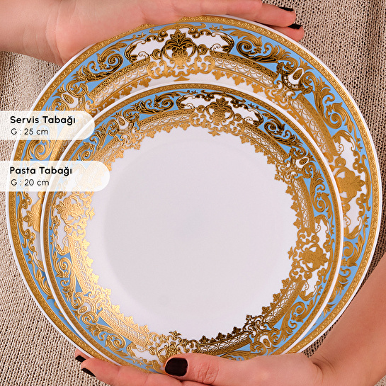 Karaca Royal Opal 24 Parça 6 Kişilik Yemek Takımı