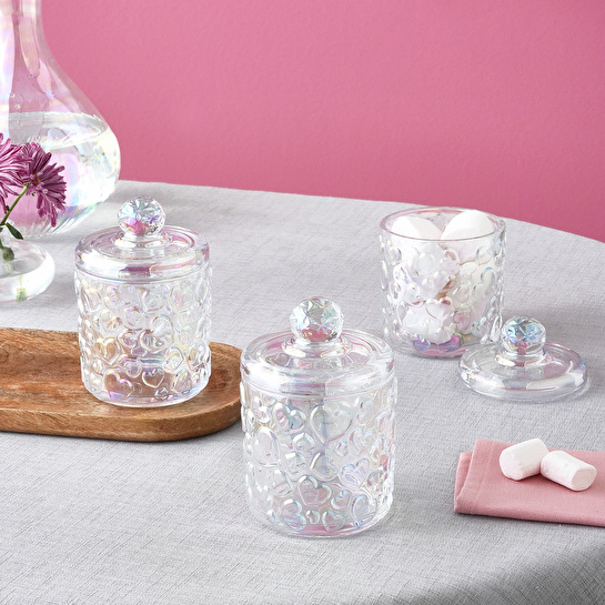 Karaca Robby Lüsterli 3'lü Baharat Takımı Kalpli