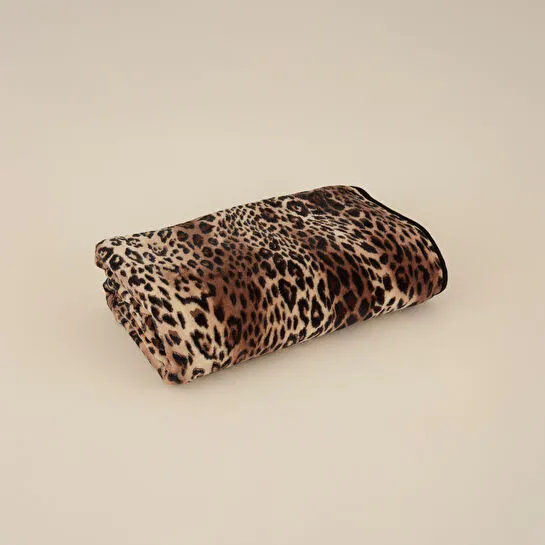 Karaca Home Savanna Çift Kişilik İspanyol Battaniye Kahverengi