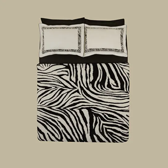 Karaca Home Zylara %100 Pamuk Çift Kişilik Nish Set Siyah