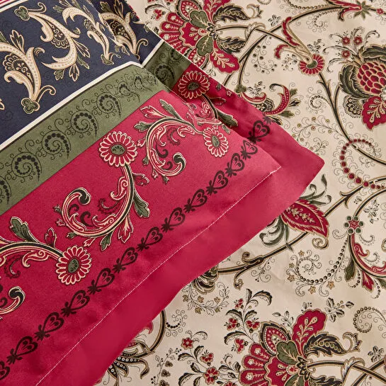 Karaca Home Mırabel Çift Kişilik Nevresım Takımı Bordo