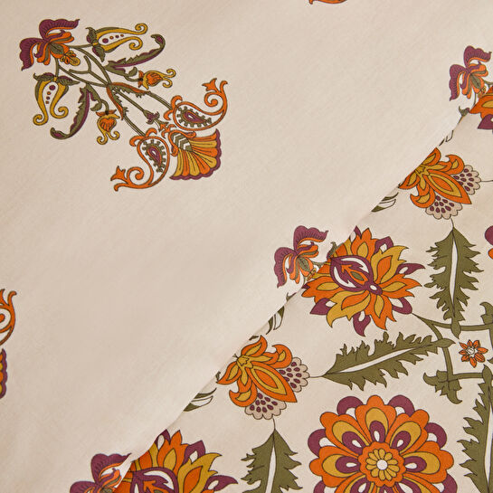 Karaca Home Zahara Çift Kişilik Nevresım Takımı Hardal