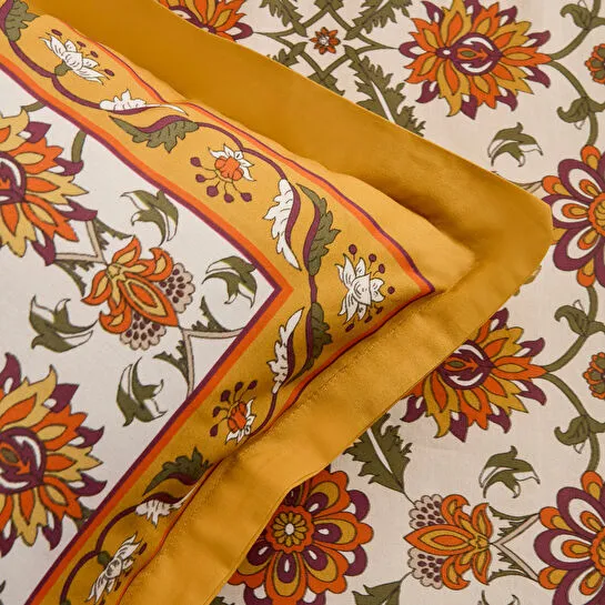 Karaca Home Zahara Çift Kişilik Nevresım Takımı Hardal