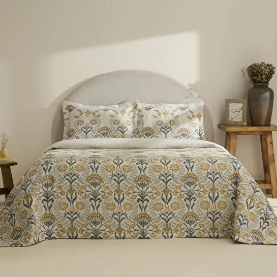 Karaca Home Alvea Çift Kişilik Yatak Örtüsü Takımı