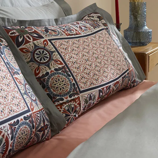 Karaca Home Tessera %100 Pamuk Çift Kişilik Nevresim Takımı Mint