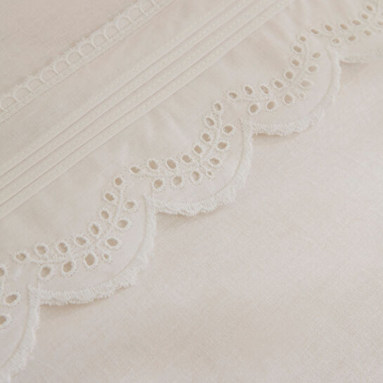 Karaca Home Ovelın Çift Kişilik Nevresim Takımı Beyaz