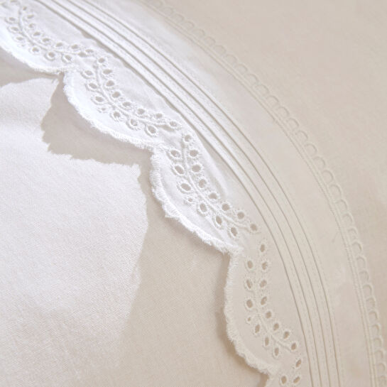 Karaca Home Ovelın Çift Kişilik Nevresim Takımı Beyaz