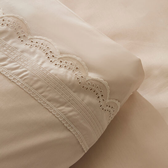 Karaca Home Ovelin Çift Kişilik Nevresim Takımı Bej