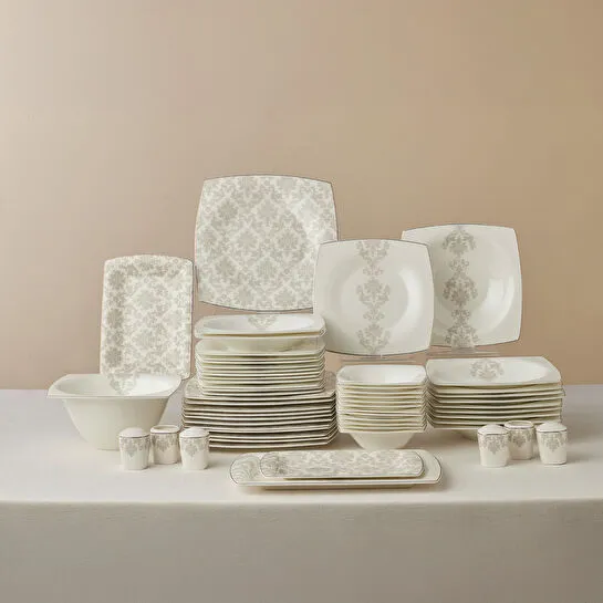 Karaca Fine Pearl Paris 58 Parça 12 Kişilik Yemek Takımı