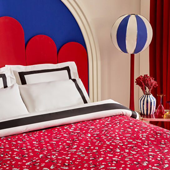 Karaca Home X 2Wins Rosso Notte Çift Kişilik Yatak Örtüsü Kırmızı