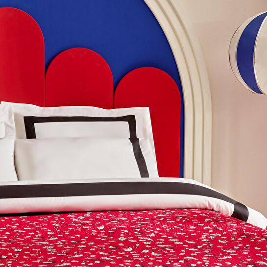 Karaca Home X 2Wins Rosso Notte Çift Kişilik Yatak Örtüsü Kırmızı