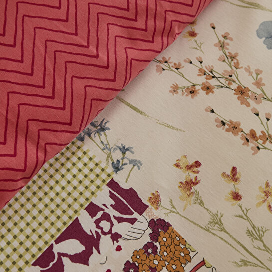 Sarah Anderson Comfora Çift Kişilik Nevresim Takımı Multicolour