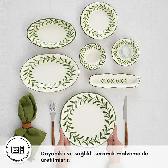 Karaca Oliva 32 Parça 6 Kişilik Kahvaltı Takımı