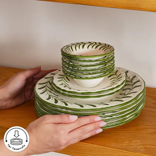 Karaca Oliva 32 Parça 6 Kişilik Kahvaltı Takımı