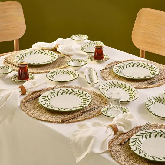 Karaca Oliva 32 Parça 6 Kişilik Kahvaltı Takımı