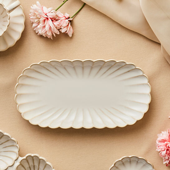 Karaca Daisy Kayık Tabak 23 cm