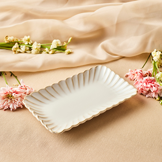 Karaca Daisy Pasta Tabağı 20,5 cm