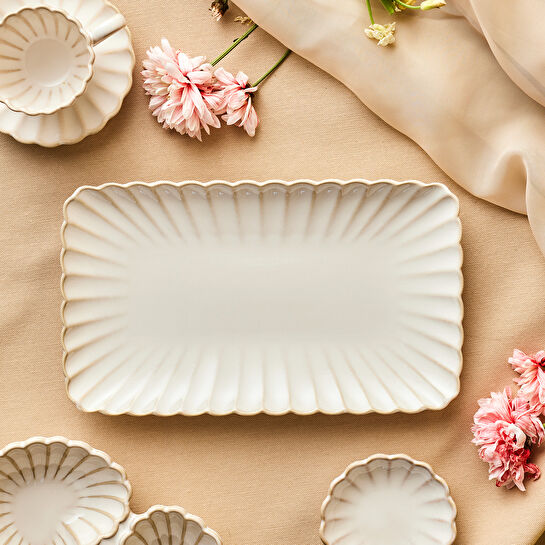 Karaca Daisy Kayık Tabak 25,5 cm