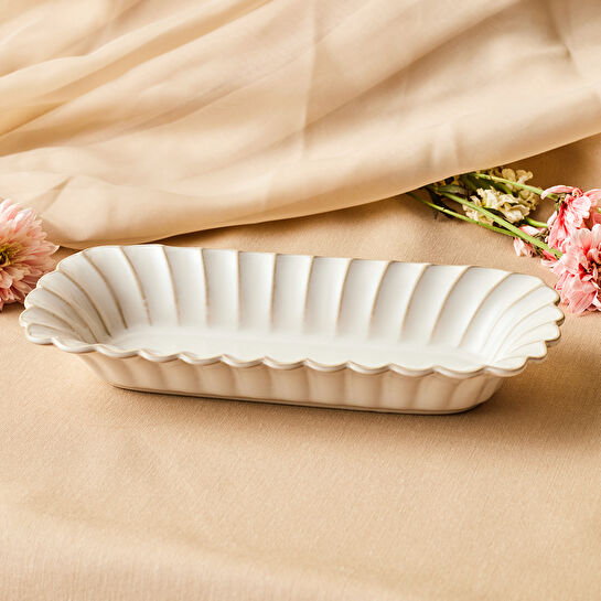 Karaca Daisy Derin Kayık Tabak 26 cm