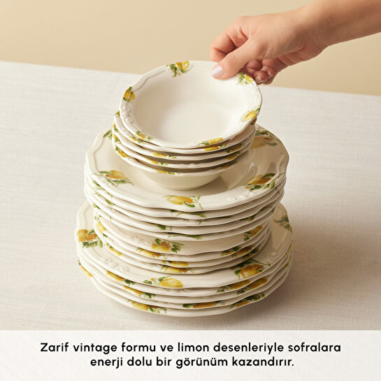 Karaca Lemonade 24 Parça 6 Kişilik Yemek Takımı