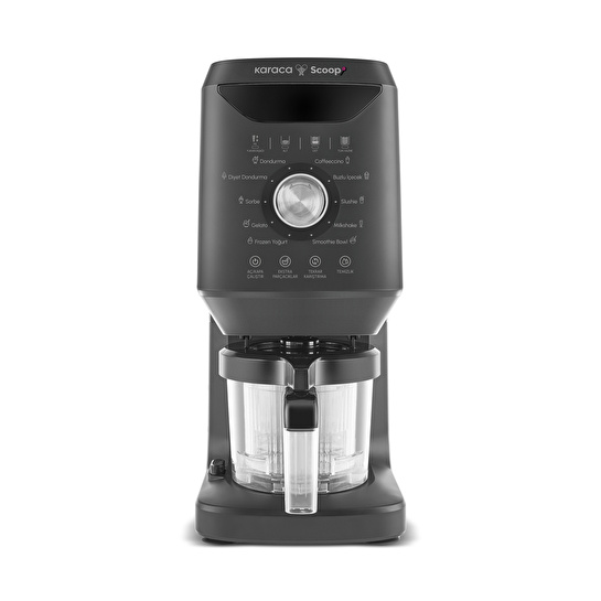 Karaca Scoopi 10 in 1 Dondurma Makinesi Matte Black