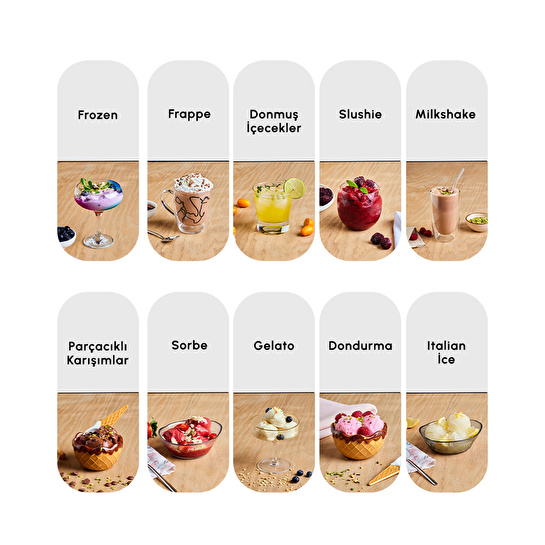 Karaca Scoopi 10 in 1 Dondurma Makinesi Matte Black