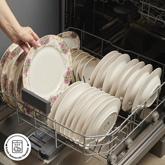 Karaca Forever Bone Gülizar 53 Parça 12 Kişilik Yemek Takımı