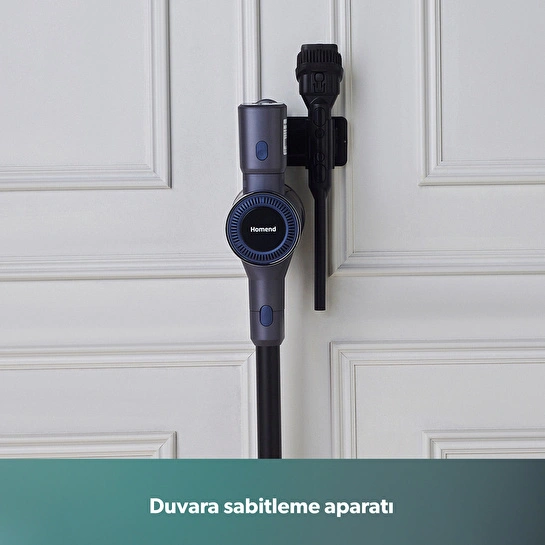 Homend Dustrider 1271H 160W Şarjlı Dikey Süpürge 12 KPA