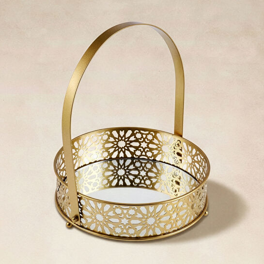 Karaca Home Sema Tepsi Sunumluk Gold