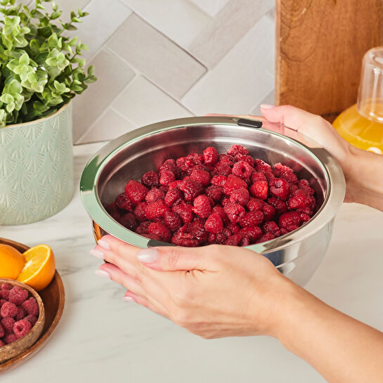 Karaca Mutfaksever Ice Hot Bowl Çelik Servis Kasesi 20 cm