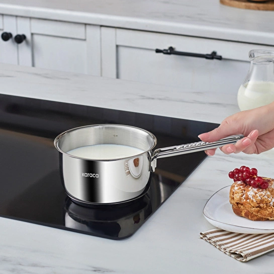 Karaca Sürmene Çelik Sütlük/Sosluk 14 cm