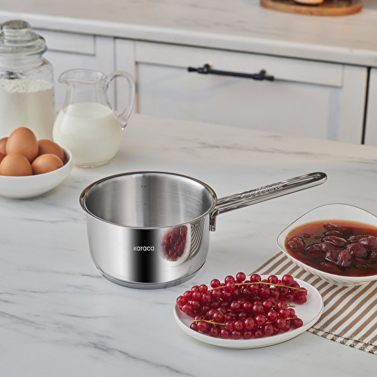 Karaca Sürmene Çelik Sütlük/Sosluk 14 cm