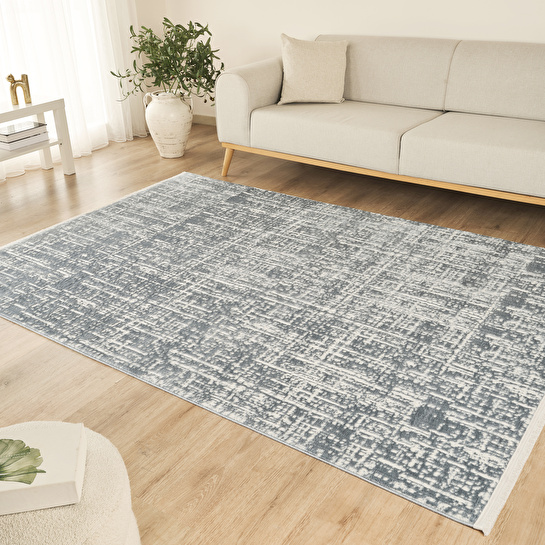 Kaşmir Halı 7/24 Sahara Softline Nest Blue 80x300 cm