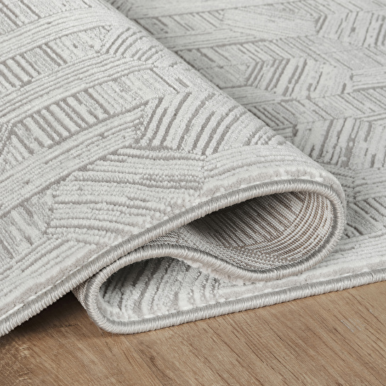 Kaşmir Halı 7/24 Sahara Sofline Aura Grey 80x150 cm