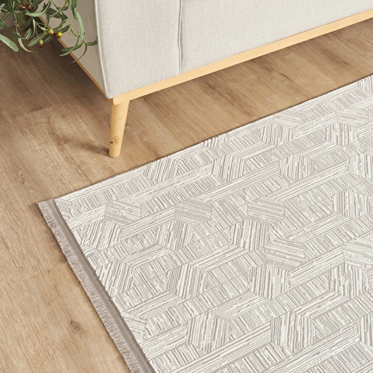 Kaşmir Halı 7/24 Sahara Sofline Aura Grey 120x180 cm