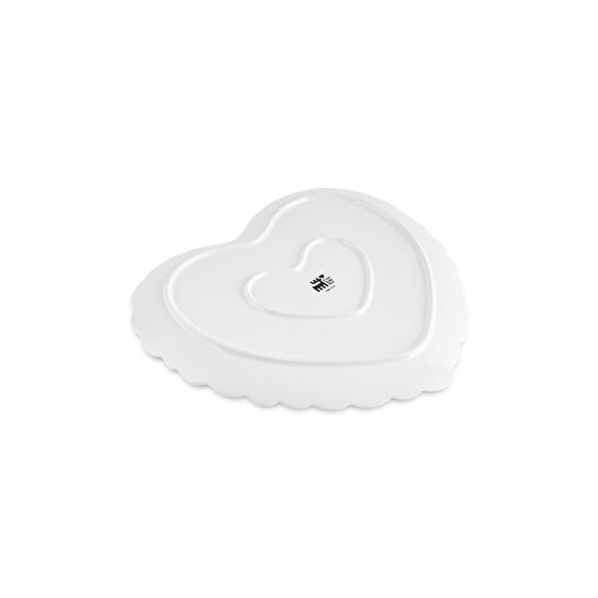 Karaca Pink Love Çukur Tabak Beyaz 20 cm