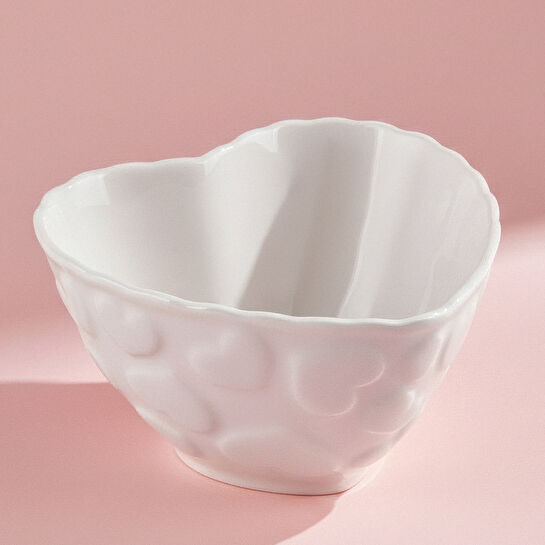 Karaca Pink Love Çerezlik Beyaz 9 cm