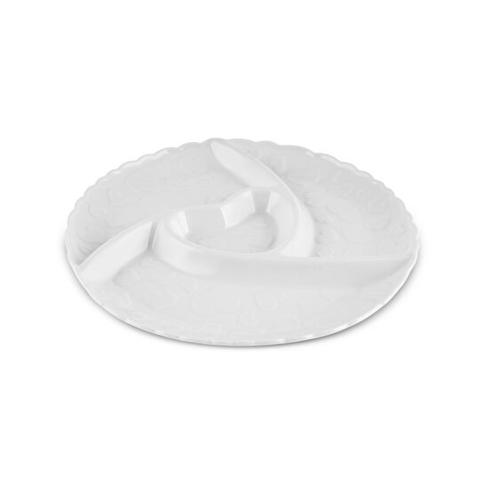 Karaca Pink Love Sunum Tabağı Beyaz 26 cm