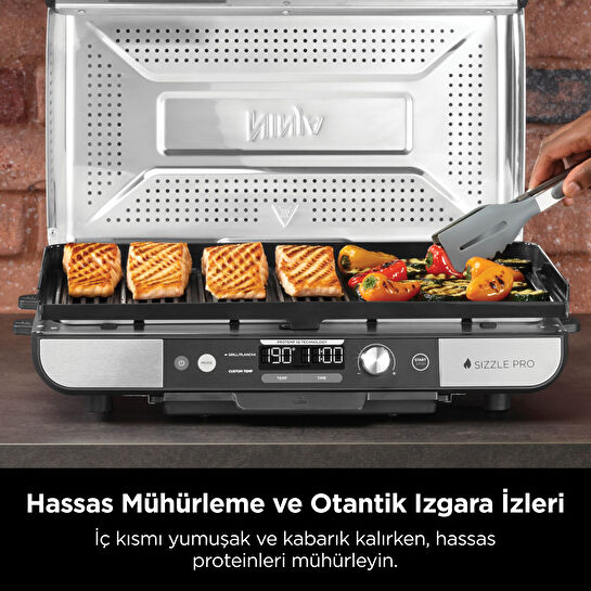 Ninja Sizzle Pro XL Indoor Grill Izgara Makinesi