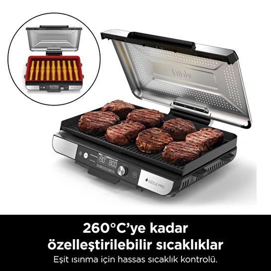 Ninja Sizzle Pro XL Indoor Grill Izgara Makinesi