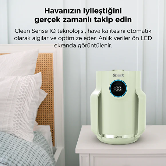 Shark NeverChange5 Compact Pro Hava Temizleyici - Yeşil