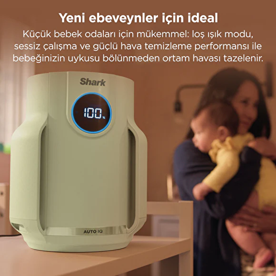 Shark NeverChange5 Compact Pro Hava Temizleyici - Yeşil