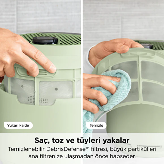 Shark NeverChange5 Compact Pro Hava Temizleyici - Yeşil