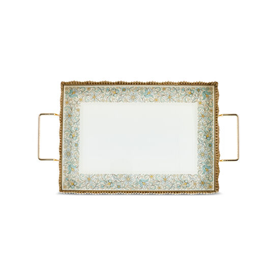 Karaca Home Nisra Dekoratif Tepsi 26x35 cm