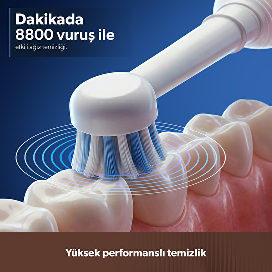 Homend Brushboss 4701H 4 Modlu 21 Gün Kullanım Süreli Akıllı Zamanlayıcılı Şarjlı Diş Fırçası Pembe