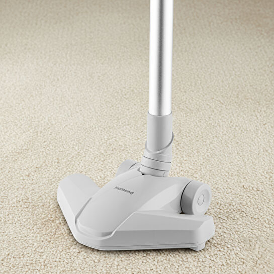Homend Dustroyer 1272H 2 in 1 Kablolu Dikey Süpürge Beyaz Gri