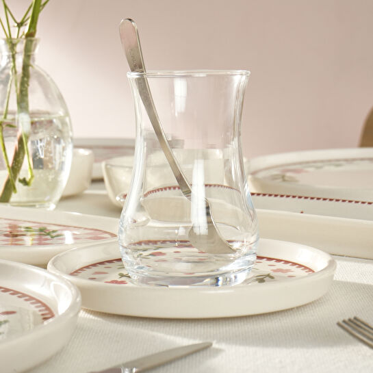 İstanbul Porselen Bellis 32 Parça 6 Kişilik Kahvaltı Takımı