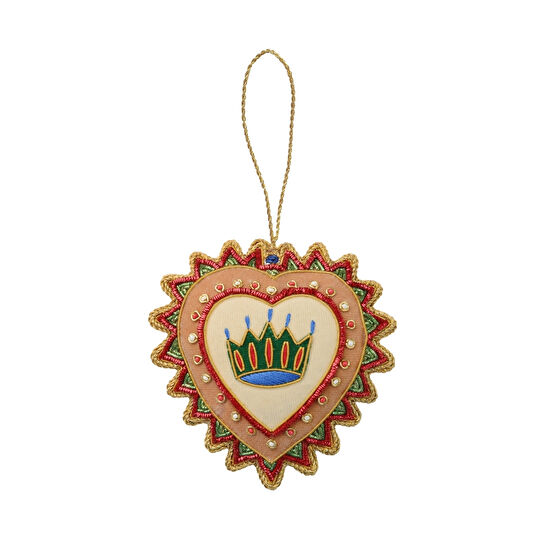 BM NATALE NAKIŞLI KALP SÜS 2